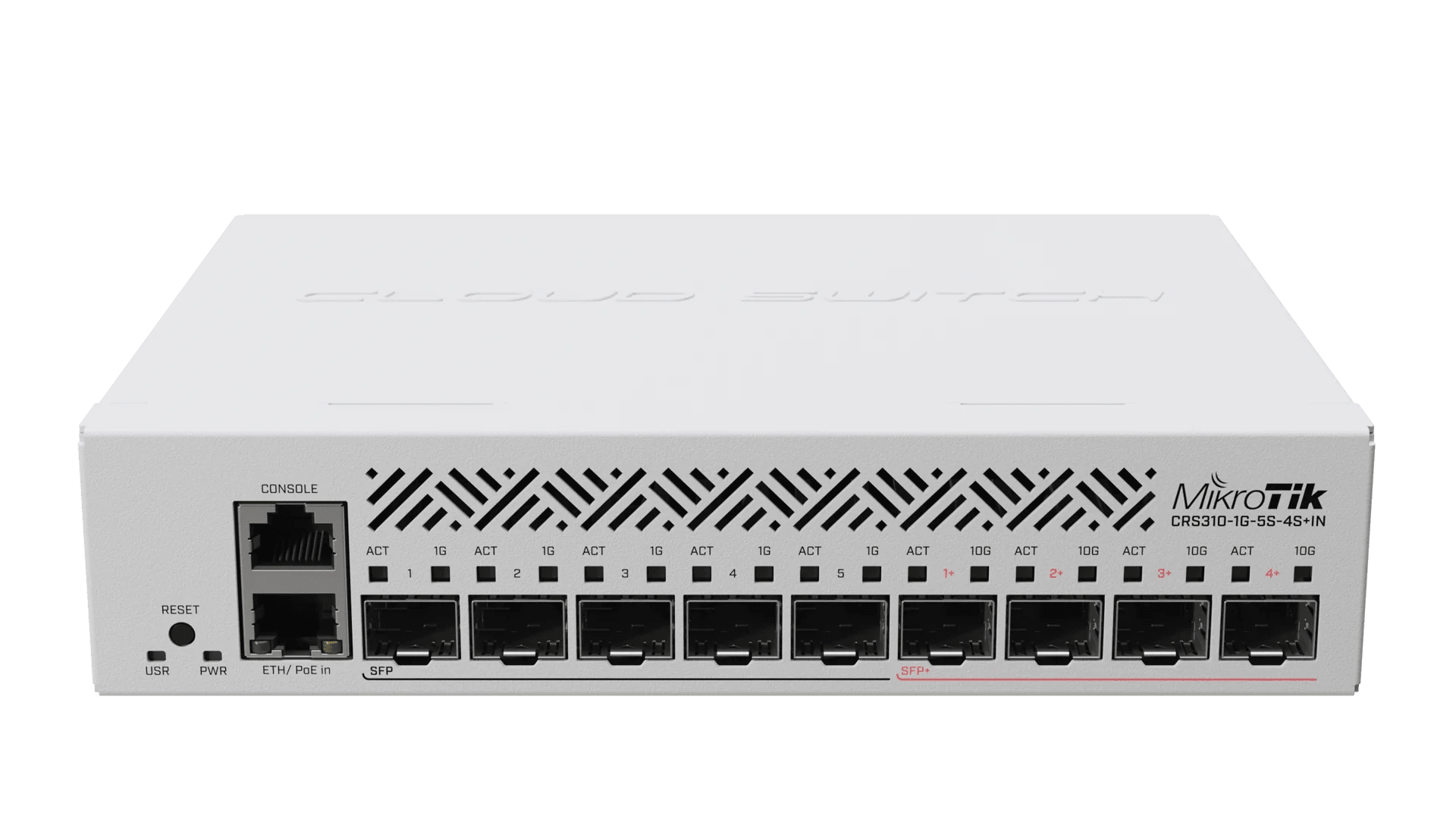 MikroTik CRS310-1G-5S-4S+IN | The Fiber-Forward Desktop Hub